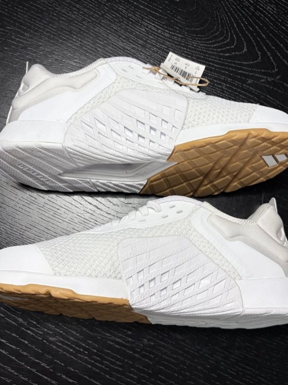 New Adidas Dropset 3 Trainer Womens 7.0 White Training Shoes ID8633